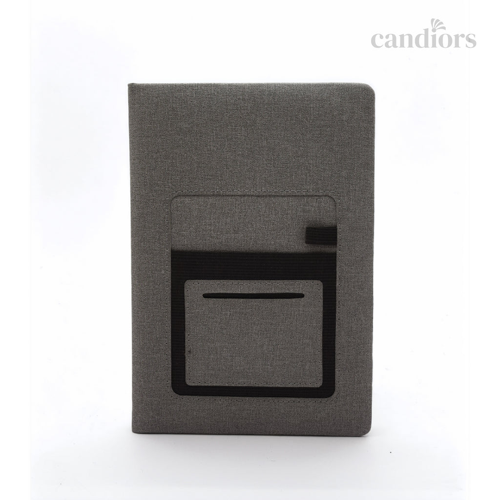 Velora A5 Diary with Mobile and Card Pocket