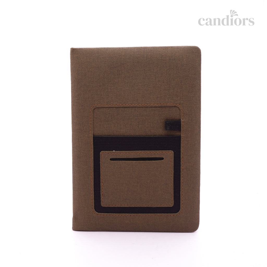 Velora A5 Diary with Mobile and Card Pocket