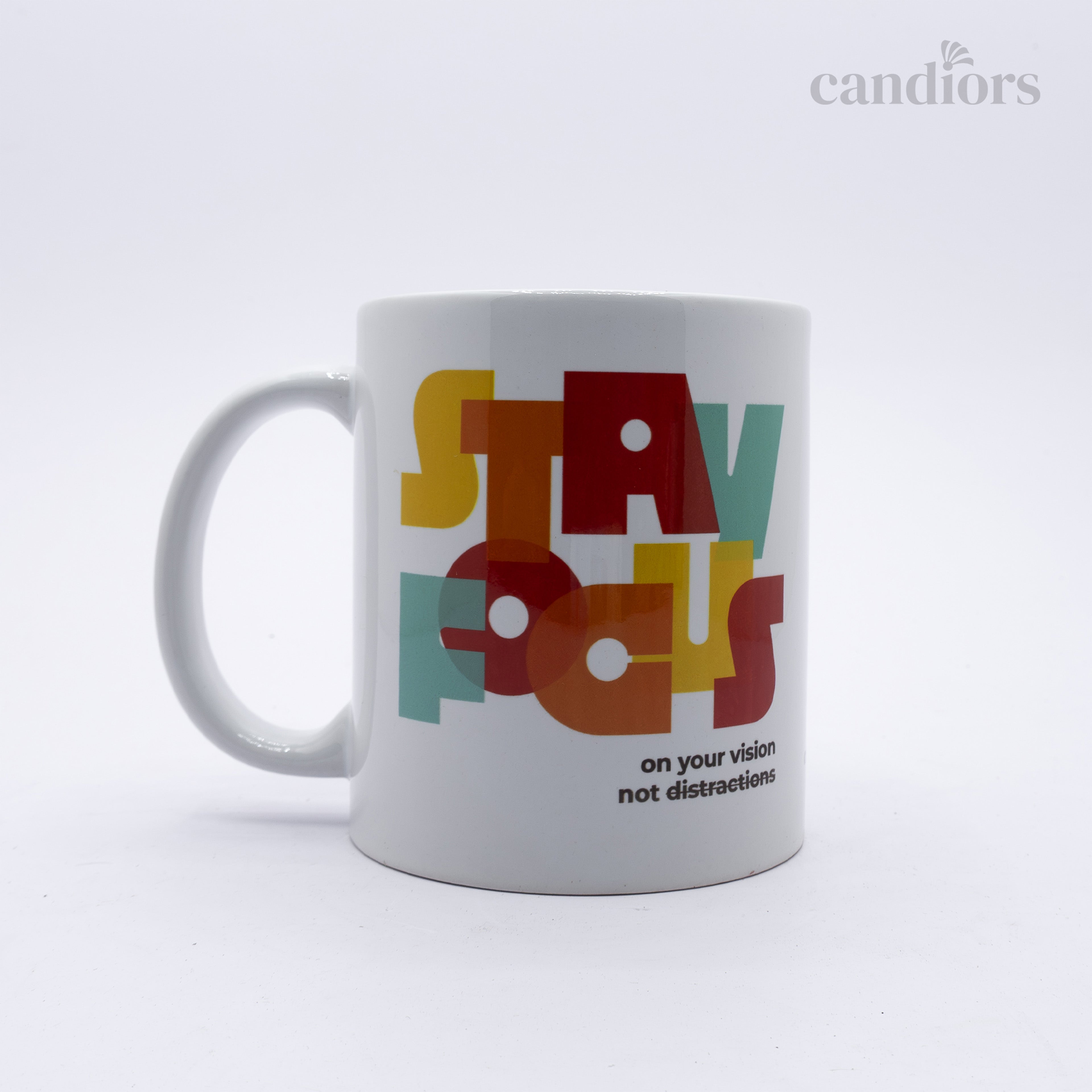 Stay Focus Ceramic Coffee Mug - 325 ML