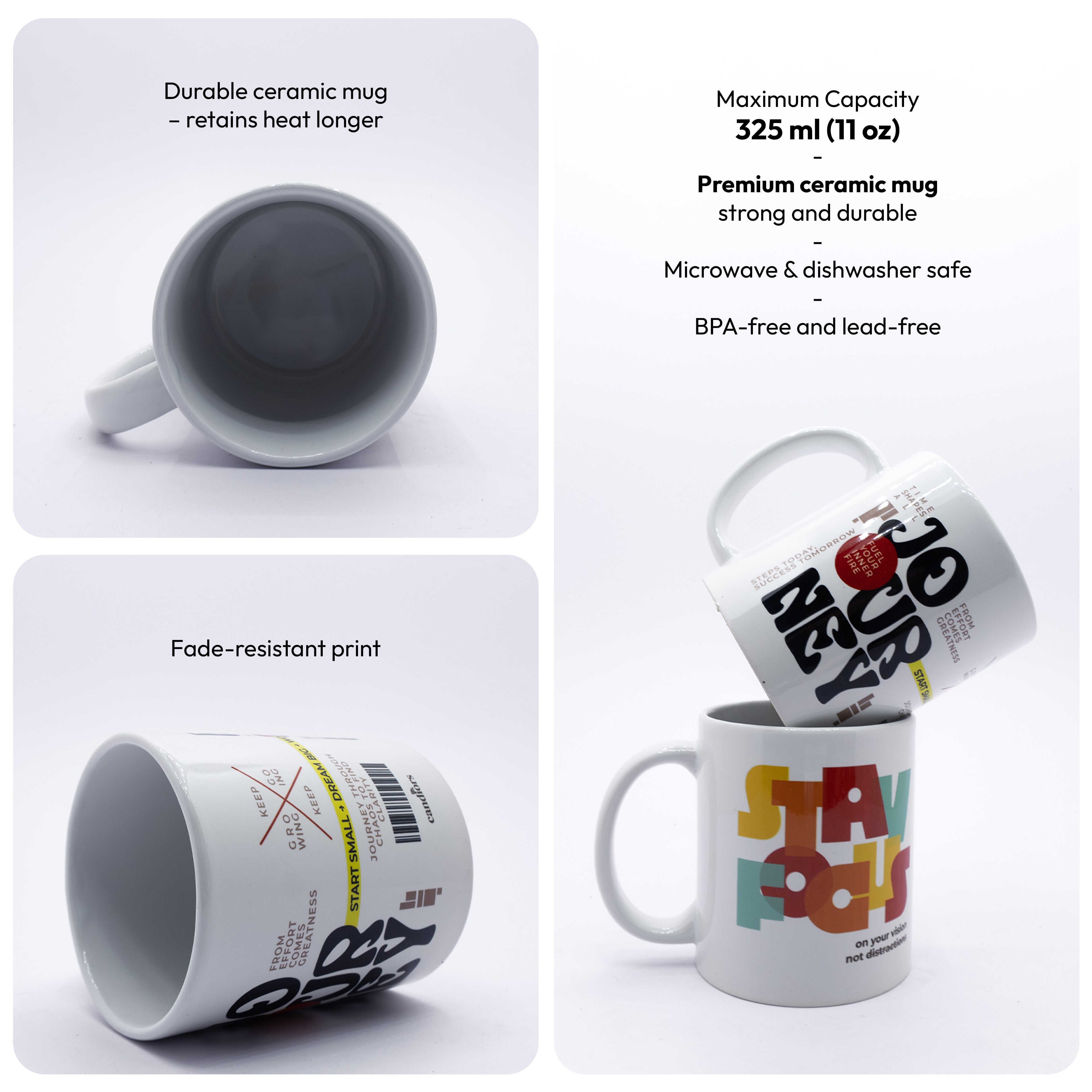 Building Success Ceramic Coffee Mug - 325 ML