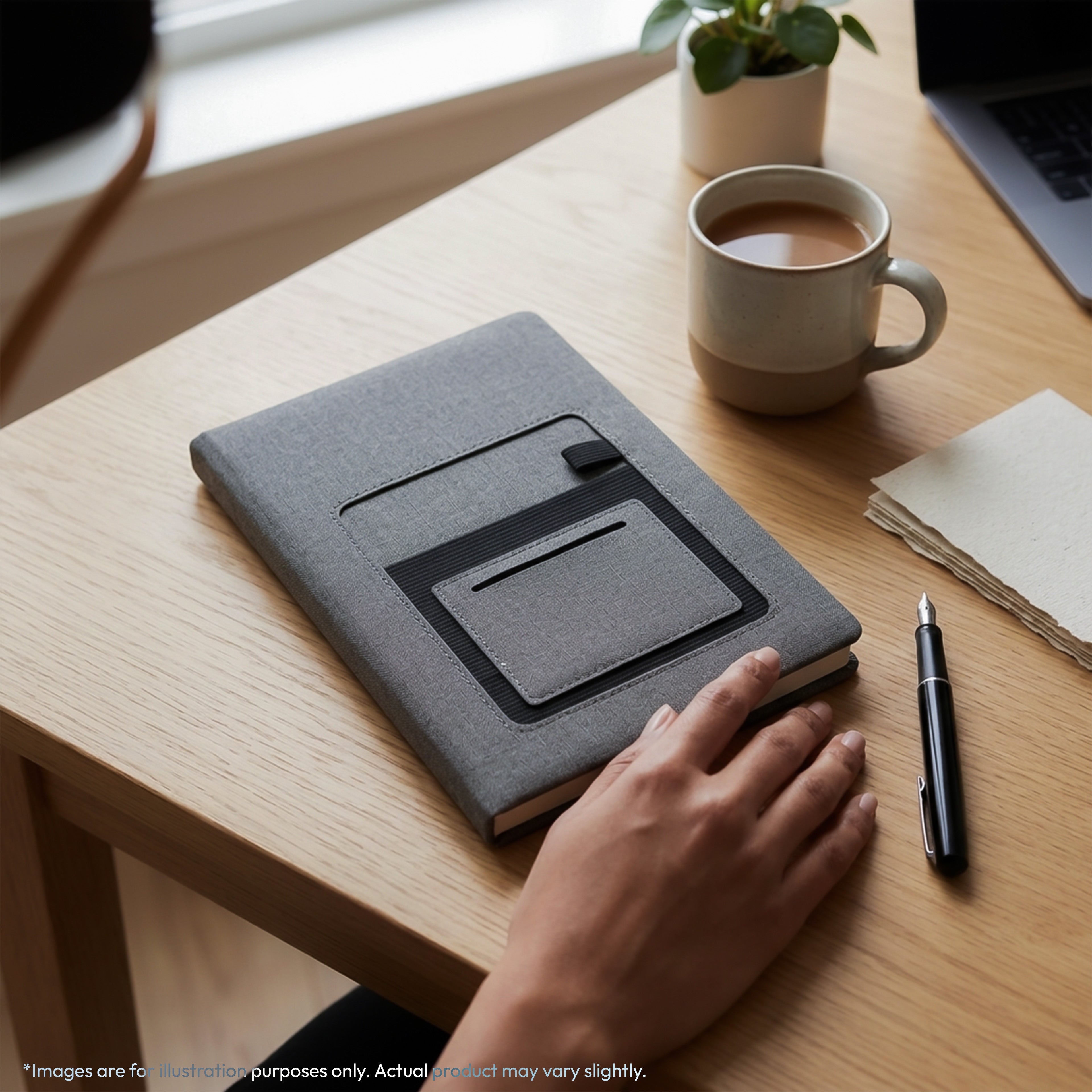 Velora A5 Diary with Mobile and Card Pocket