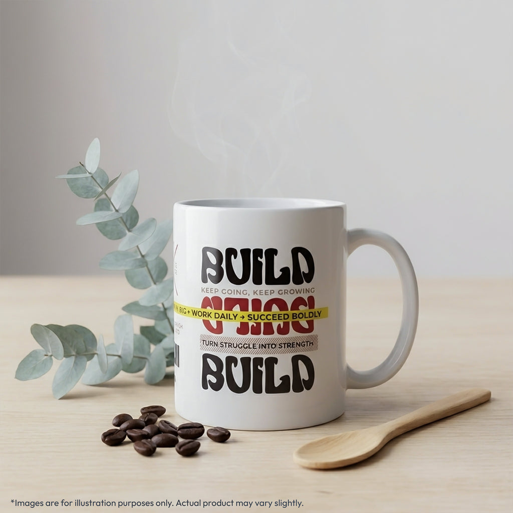 Building Success Ceramic Coffee Mug - 325 ML