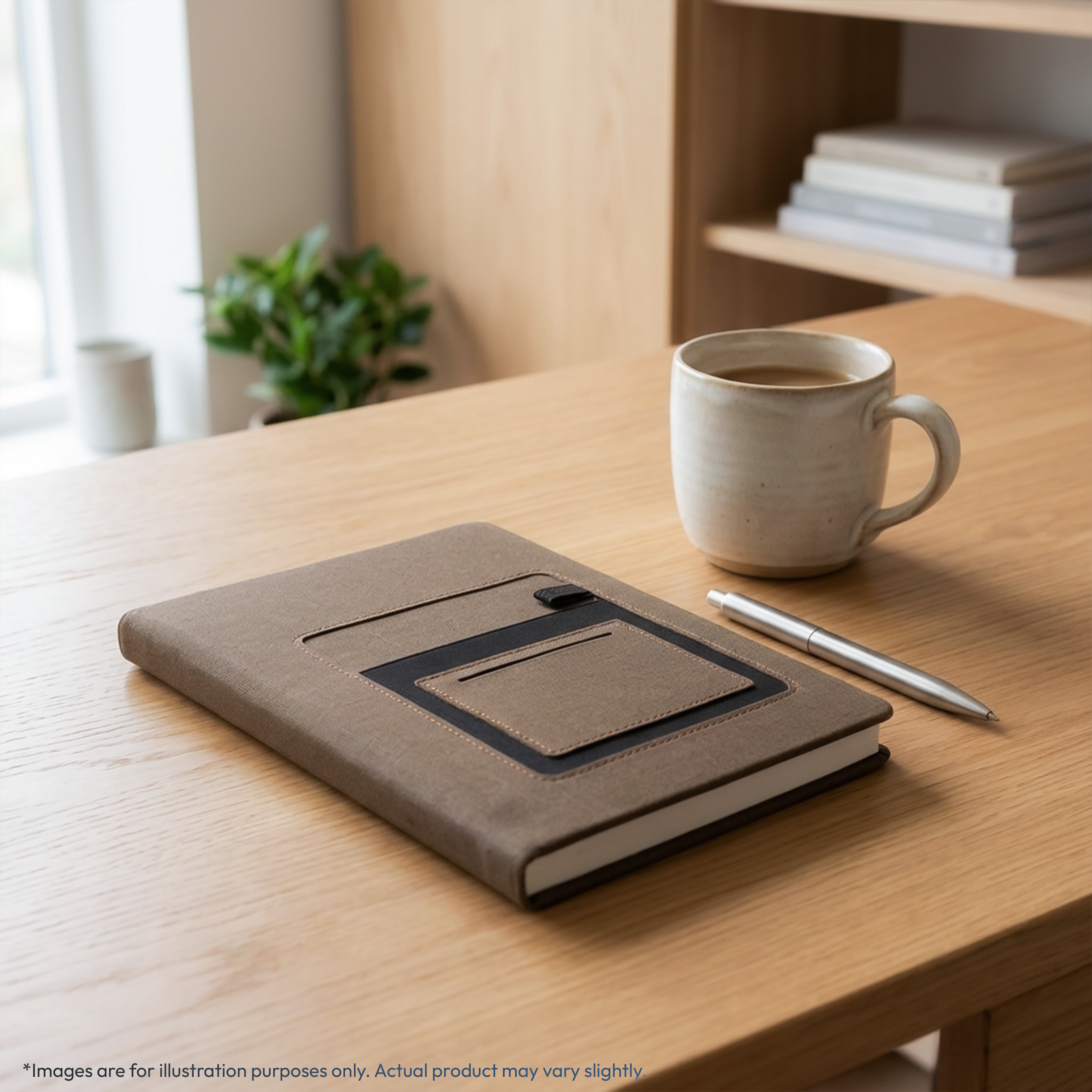 Velora A5 Diary with Mobile and Card Pocket