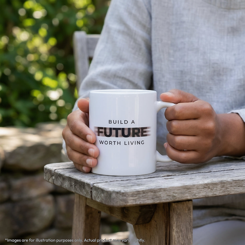 Stay Focus Ceramic Coffee Mug - 325 ML