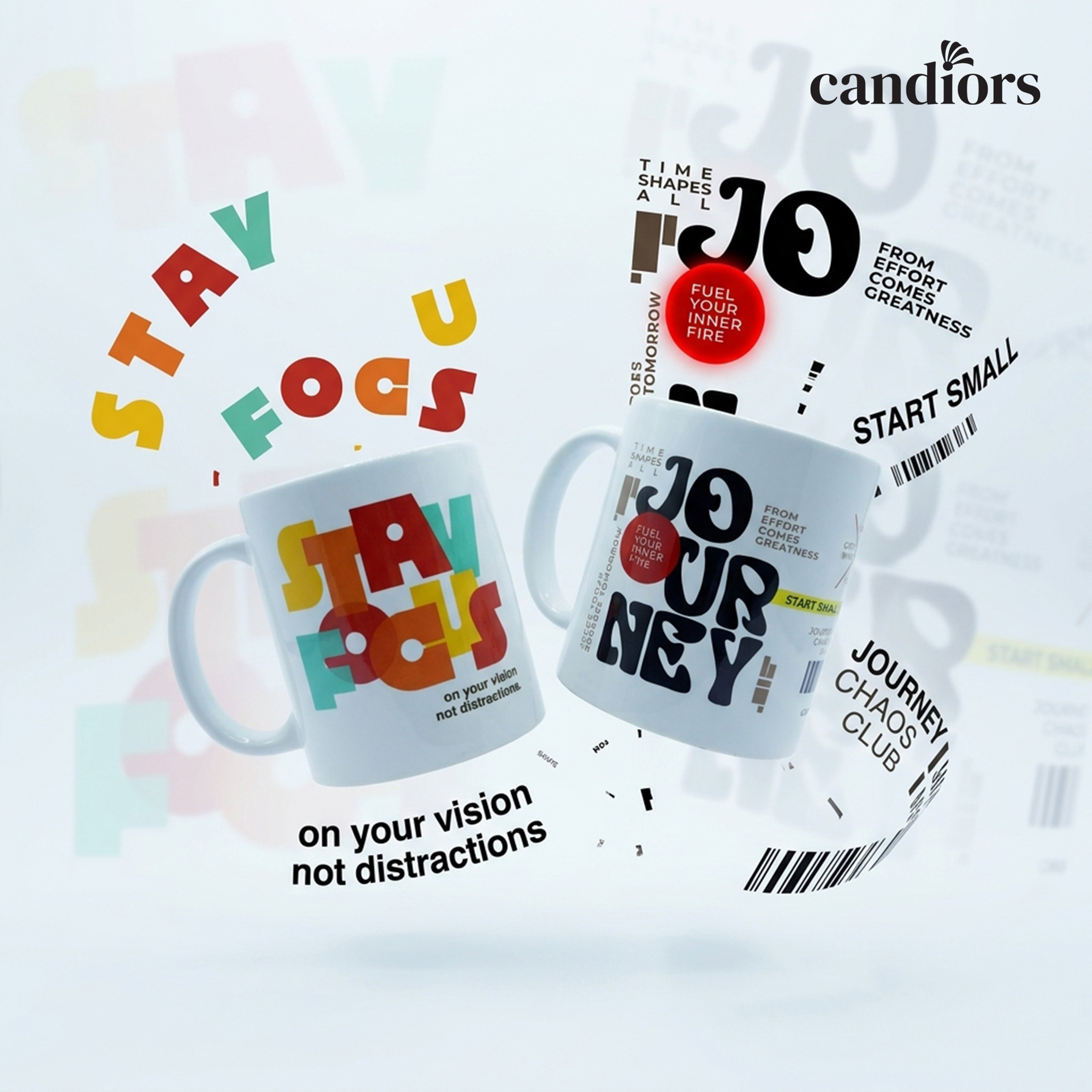 Stay Focus and Building Success Coffee Mug Combo