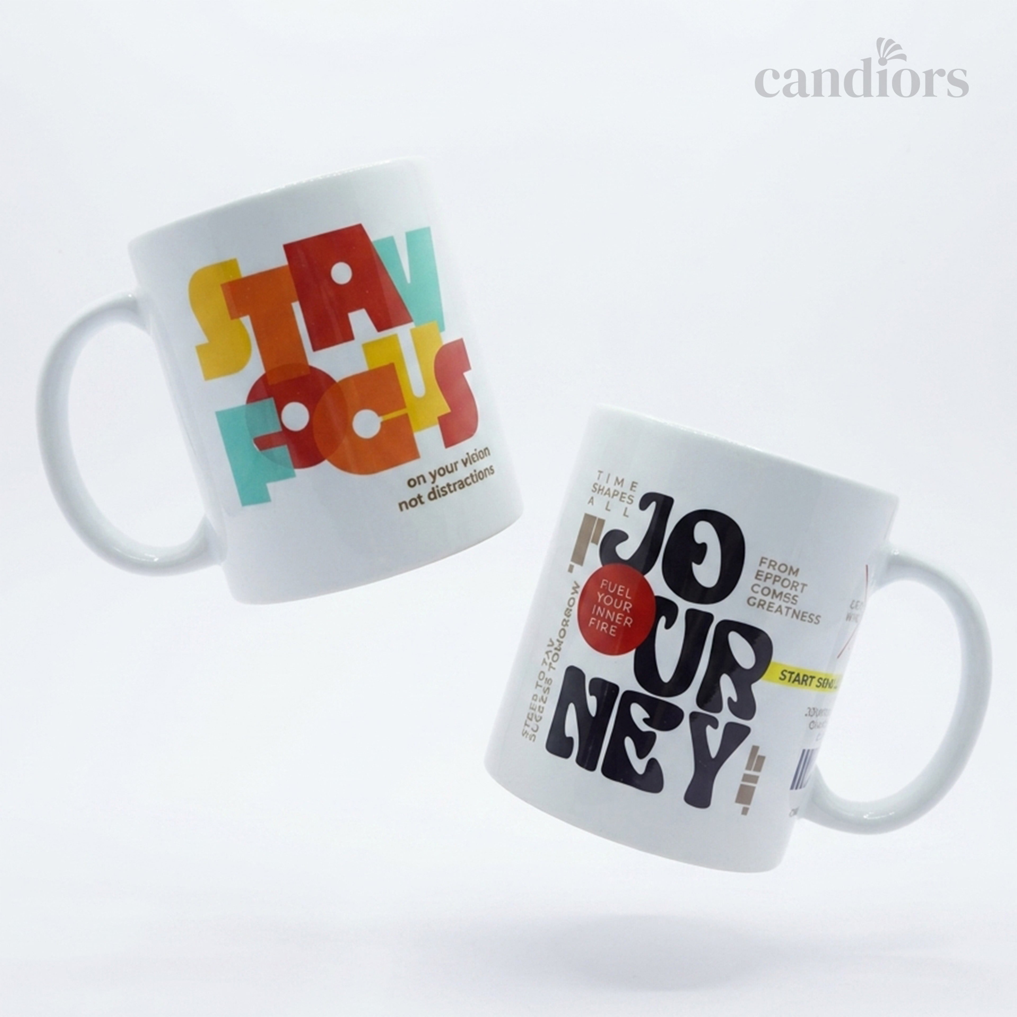 Stay Focus and Building Success Coffee Mug Combo