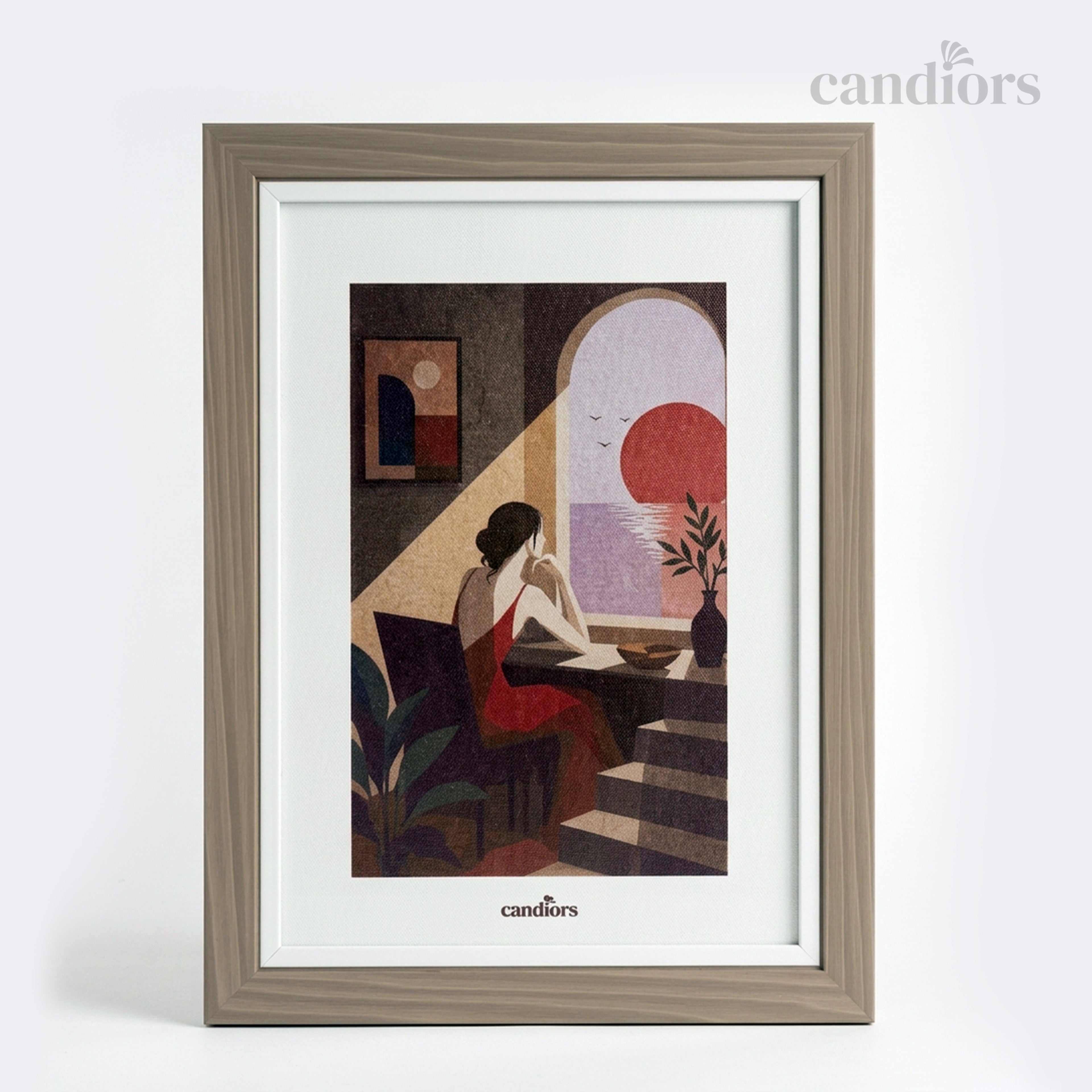 The Quiet Alignment A4 Canvas Frame