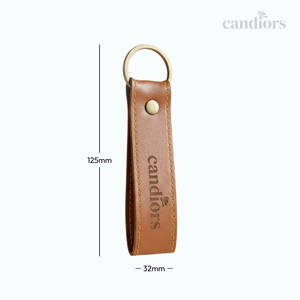 Leather Keychain Set (Pack of 3)