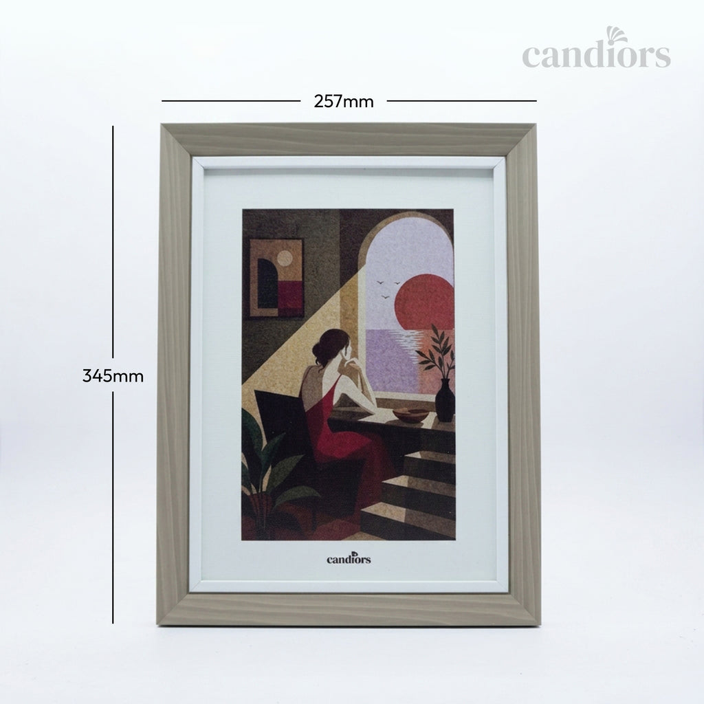 The Quiet Alignment A4 Canvas Frame