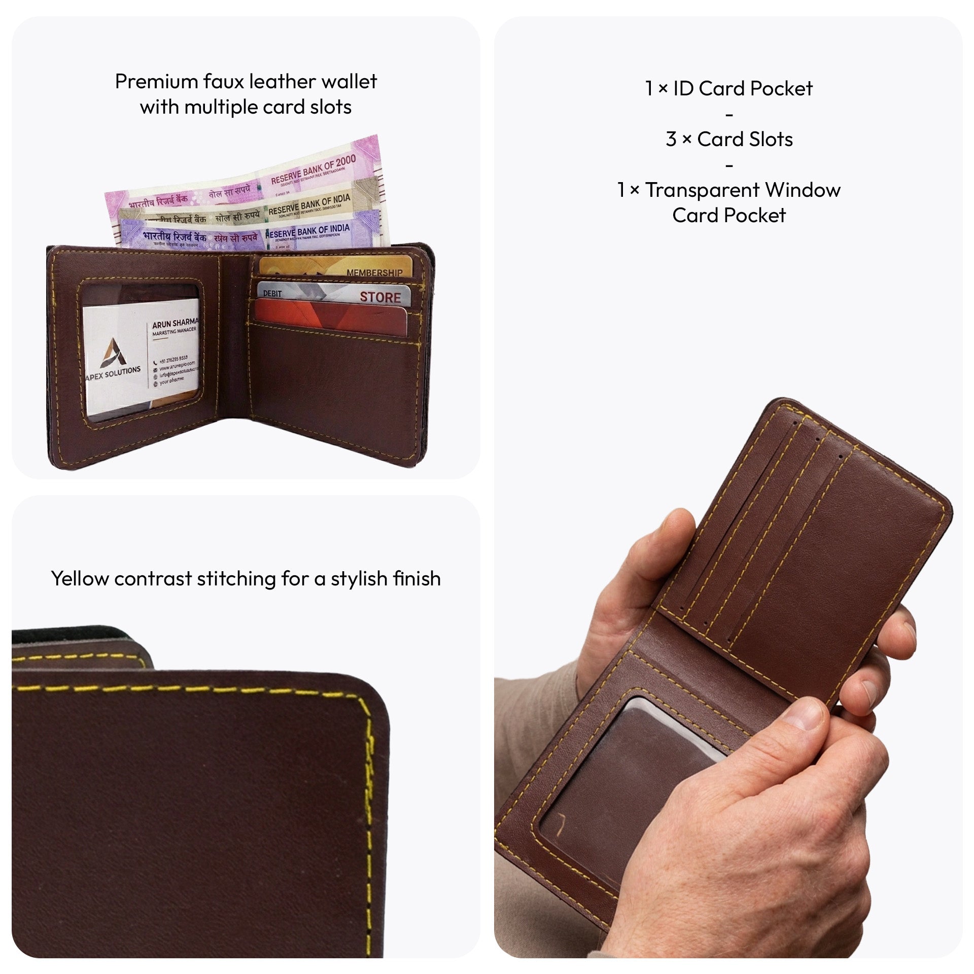EliteCarry Faux Leather Wallet