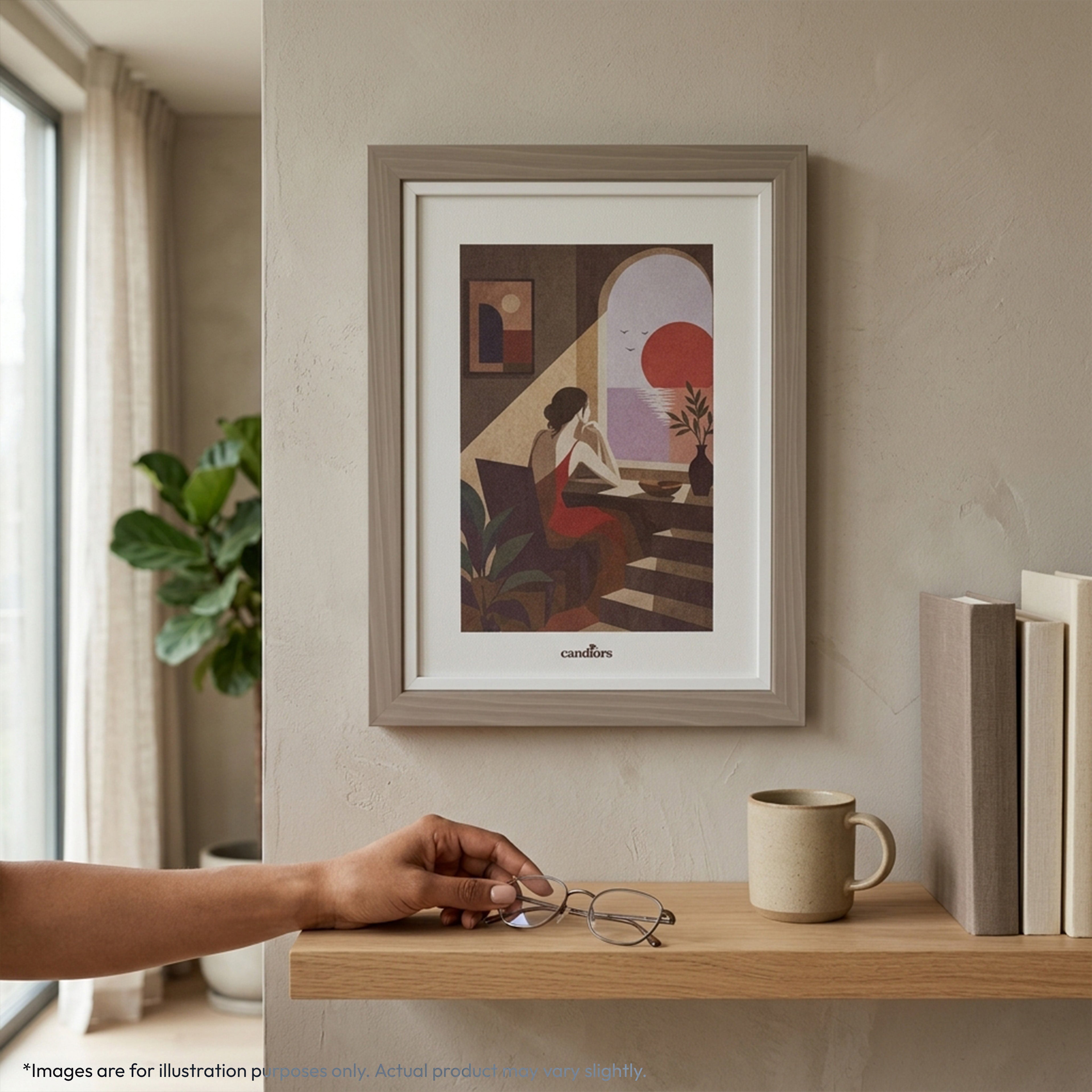 The Quiet Alignment A4 Canvas Frame