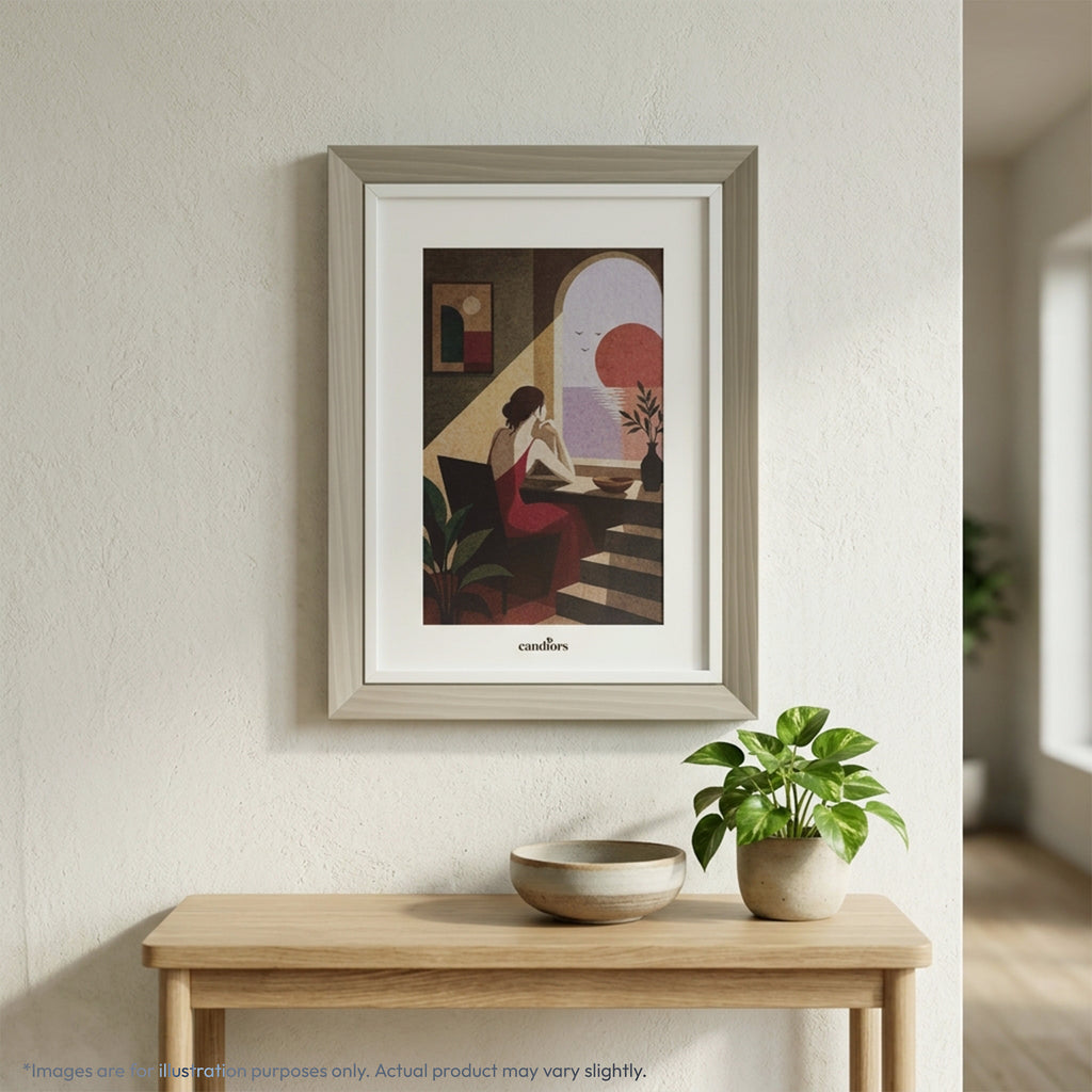 The Quiet Alignment A4 Canvas Frame