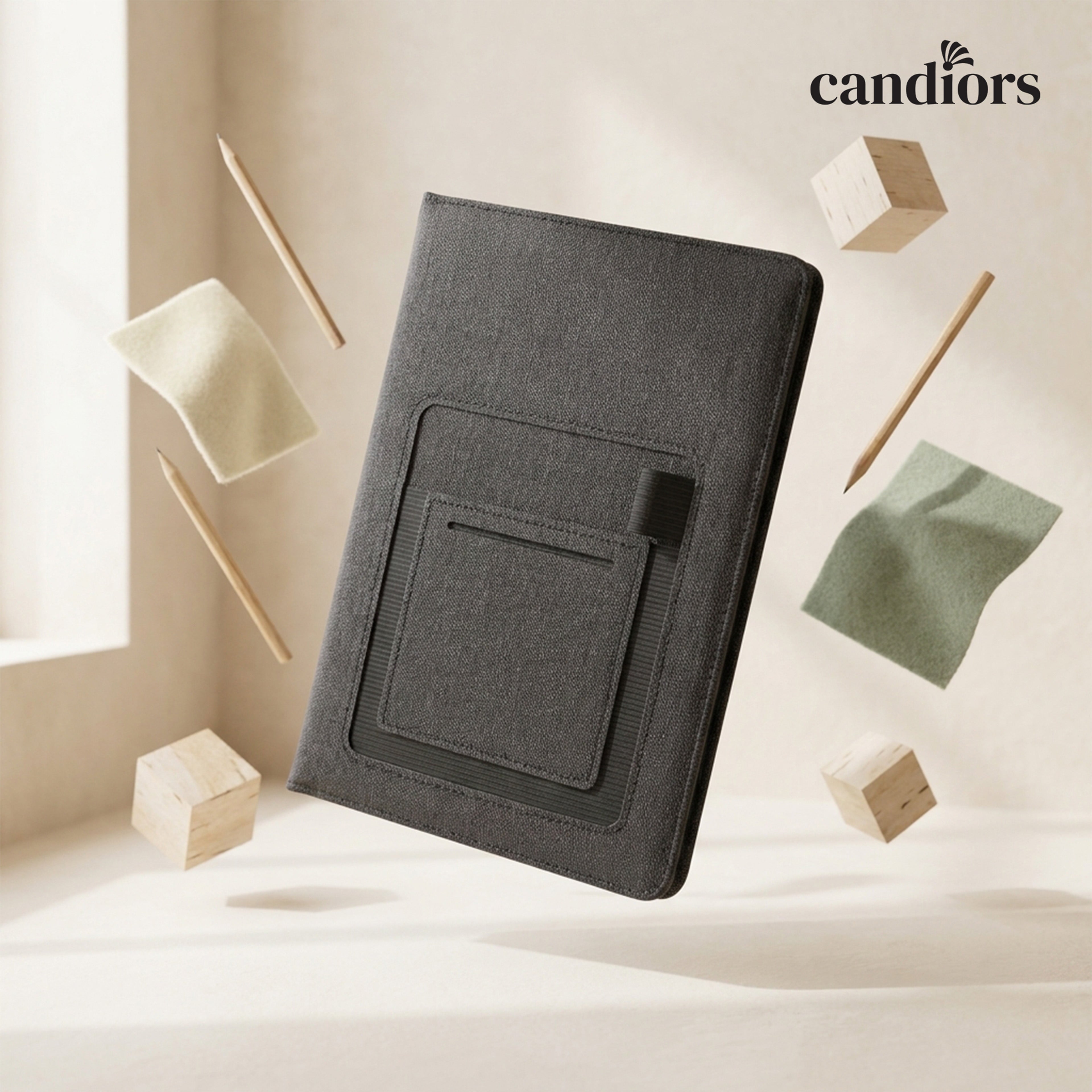 Velora A5 Diary with Mobile and Card Pocket